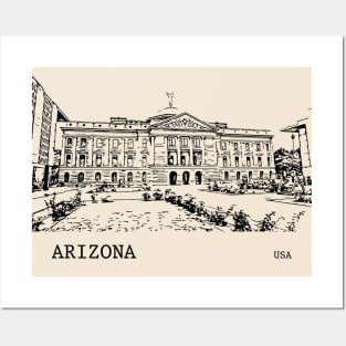 Arizona State USA Posters and Art